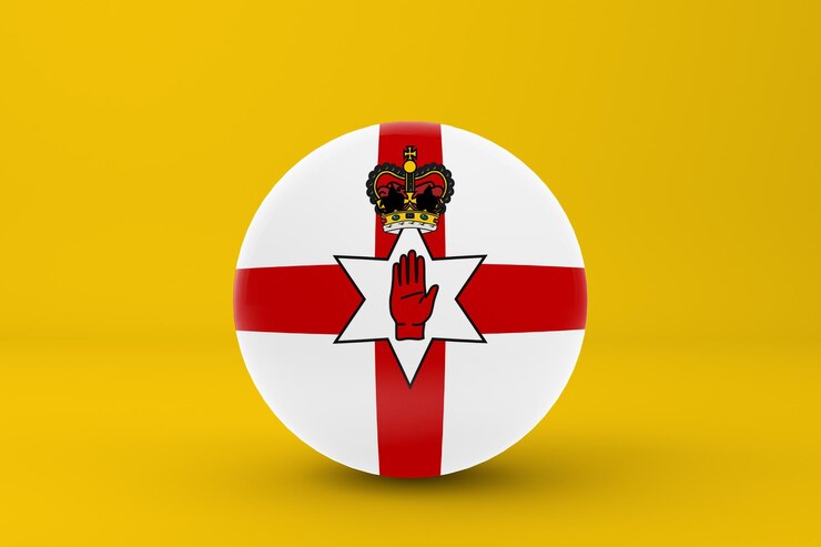 Foto gratuito bandera de irlanda del norte