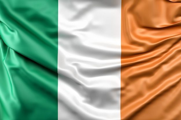 Foto gratuita bandera de irlanda