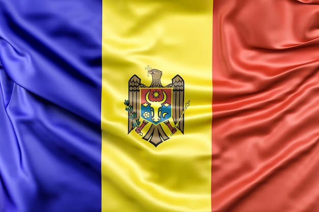 Foto gratuita bandera de moldavia