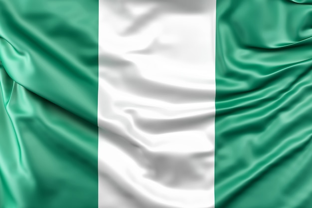 Foto gratuita bandera de nigeria