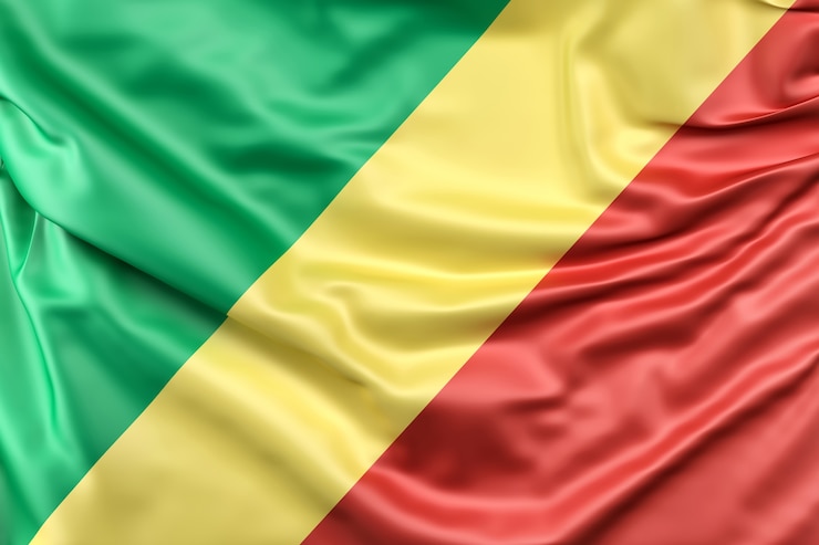Foto gratuito bandera de la república del congo