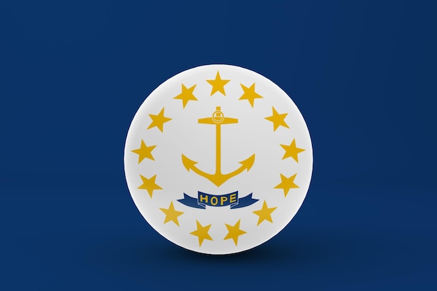 Foto gratuita bandera de rhode island