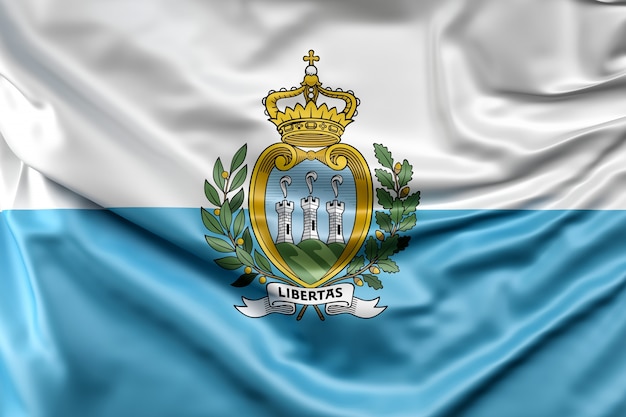 Foto gratuita bandera de san marino