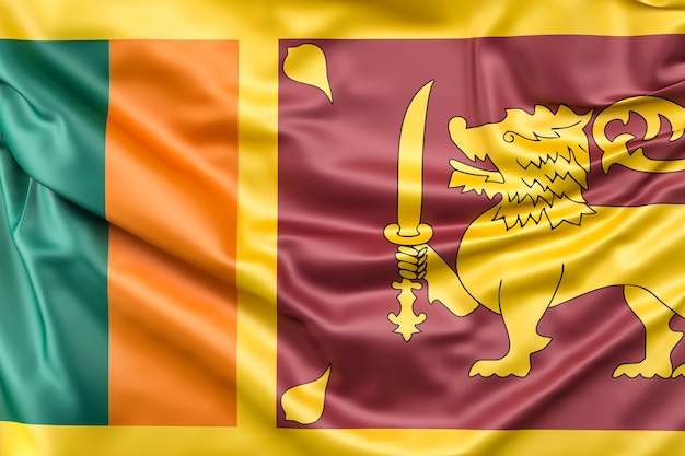 Foto gratuita bandera de sri lanka