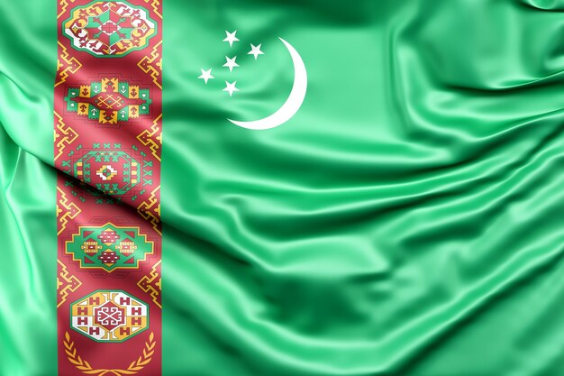 Bandera de Turkmenistán