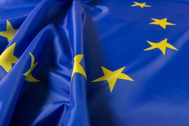 Bandera de la ue de la unión europea