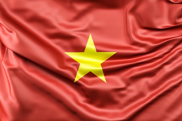 Foto gratuita bandera de vietnam