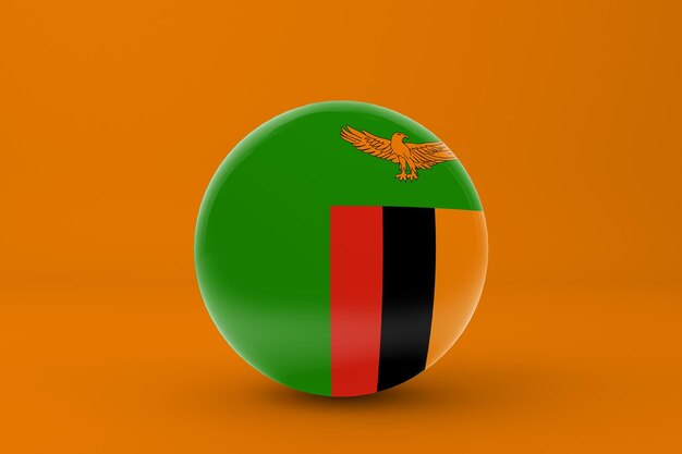 Foto gratuita bandera de zambia