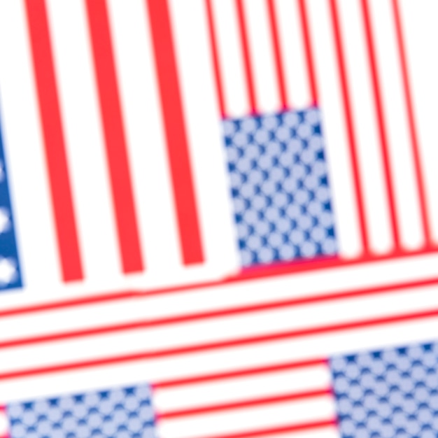 Banderas borrosas de Estados Unidos