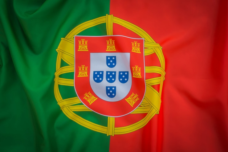 Foto gratuito banderas de portugal.