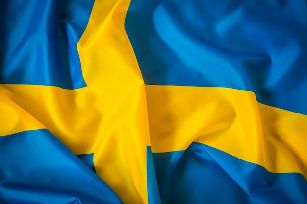 Foto gratuita banderas de suecia.