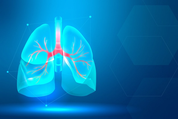 Banner de pulmón para la salud inteligente del sistema respiratorio