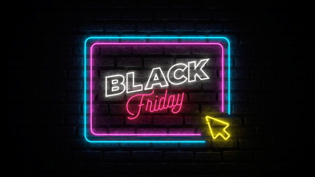 Banner de rebajas de viernes negro