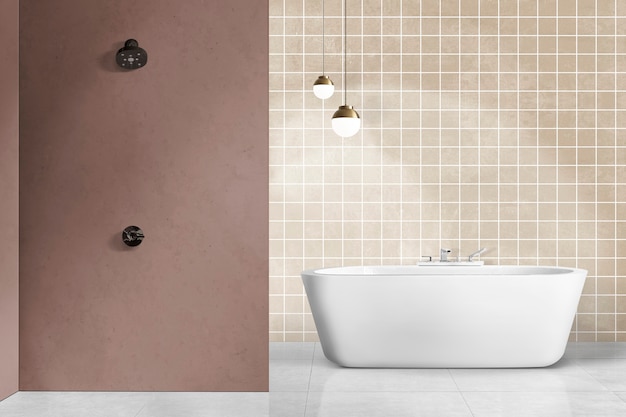 Baño minimalista auténtico diseño de interiores