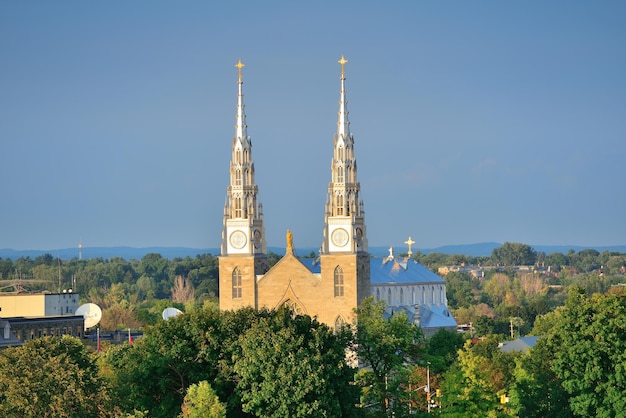 Basílica de Notre Dame en Ottawa, Ontario, Canadá