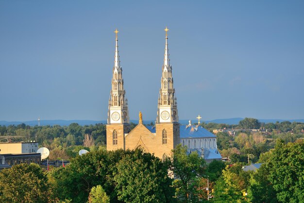 Basílica de Notre Dame en Ottawa, Ontario, Canadá