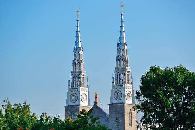 Basílica de Notre Dame en Ottawa, Ontario, Canadá