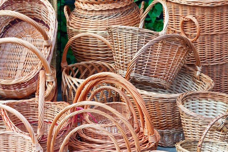 Foto gratuito basket para la venta