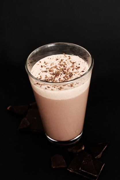 Batido de leche con chocolate