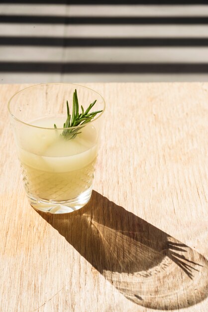 Bebida refrescante con hierbas