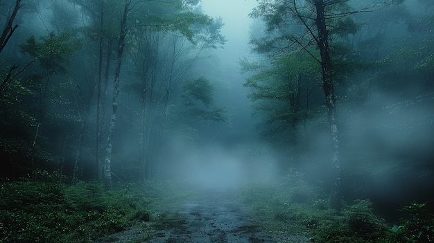 Foto gratuita bella escena del bosque japonés