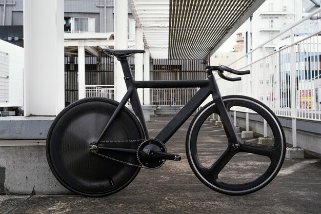 Bicicleta al aire libre en la calle