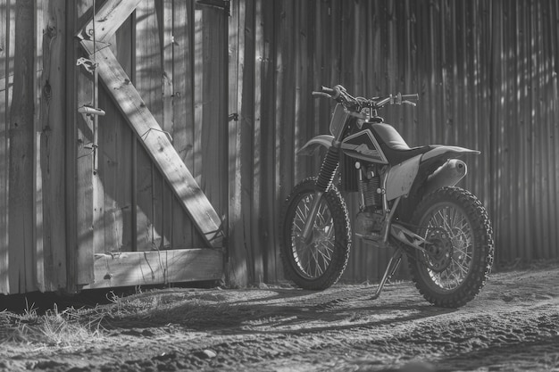 Foto gratuita bicicleta de tierra negra y blanca