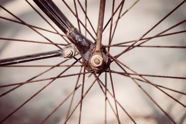 Bicicleta vieja de la vendimia