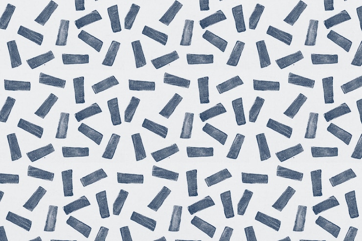 Photo Gratis blue rectangle block print pattern background
