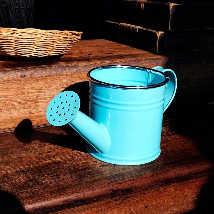 Photo Gratis blue watering can
