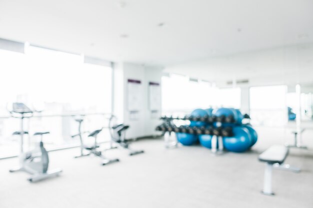 Blur gimnasio y fitness