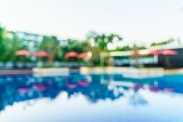 Blur pool hotel resort