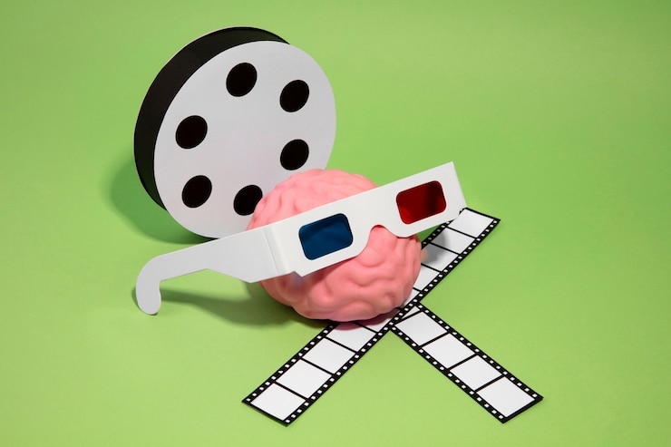 Foto gratuito bodegón con cerebro humano