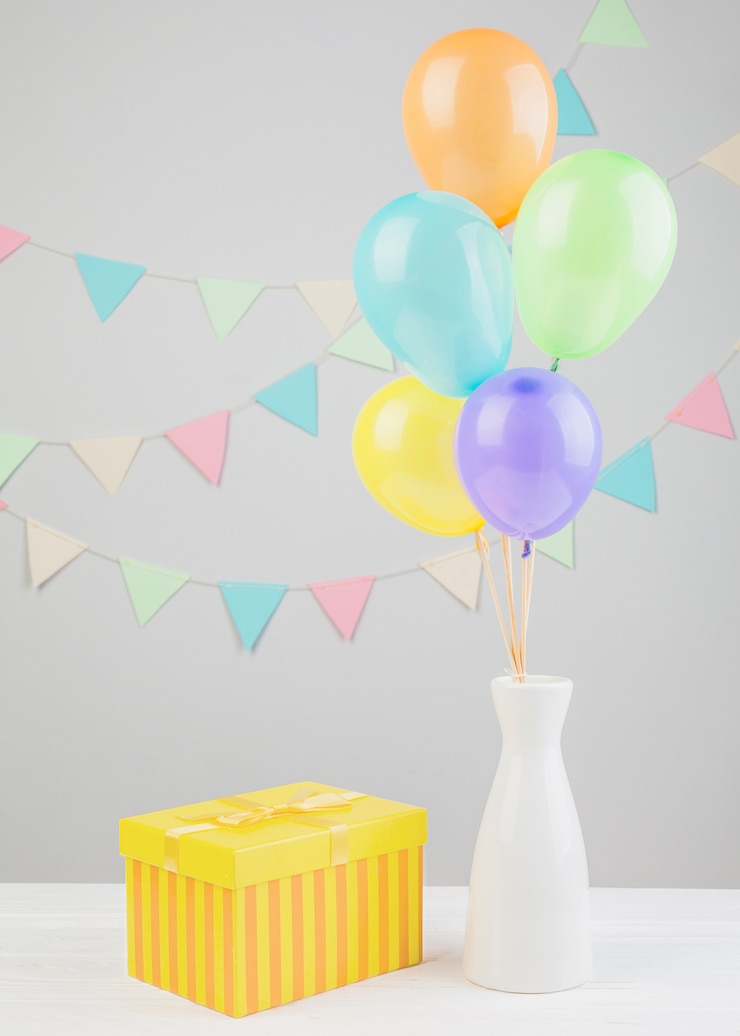 Foto gratuito bodegón de cumpleaños