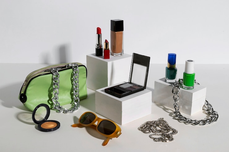 Foto gratuito bodegón de kit de carrera modelo