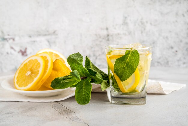 Bodegón de limonada para verano