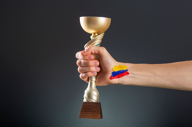 Foto gratuita bodegón de la selección colombiana de fútbol