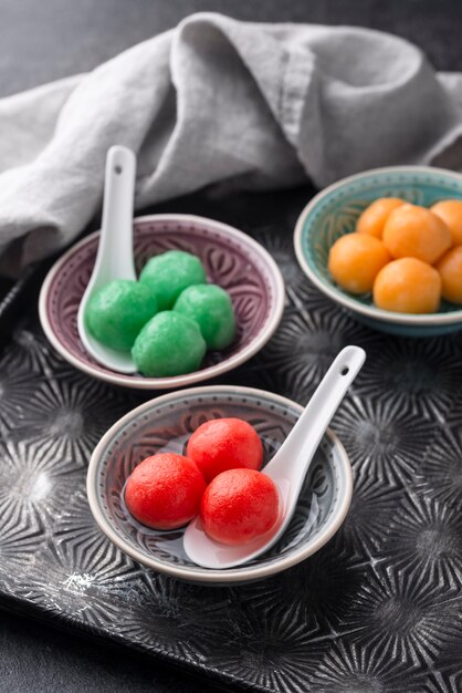 Bodegón surtido dulce tang yuan