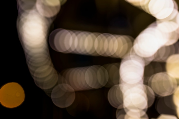 Photo Gratis bokeh festive defocused light background