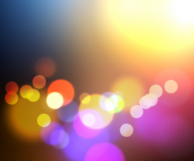 Bokeh luces