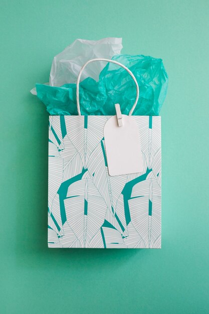 Bolsa regalo hojas