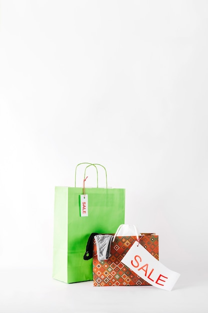 Bolsas de papel con ropa interior