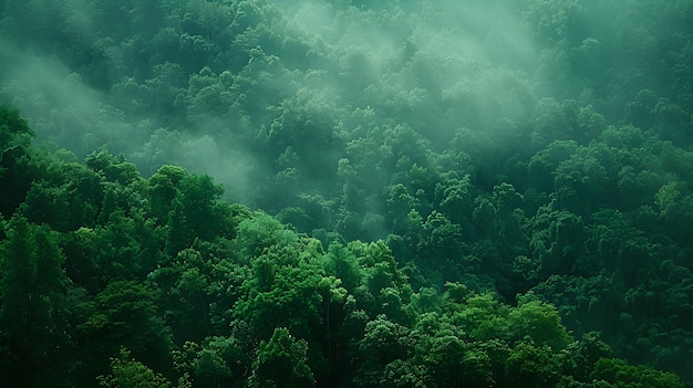 Foto gratuita el bosque de aokigahara en un estilo muy detallado