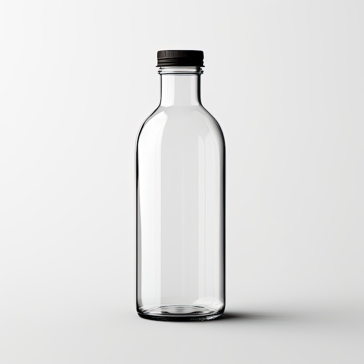 Foto gratuito botella de agua fotorrealista