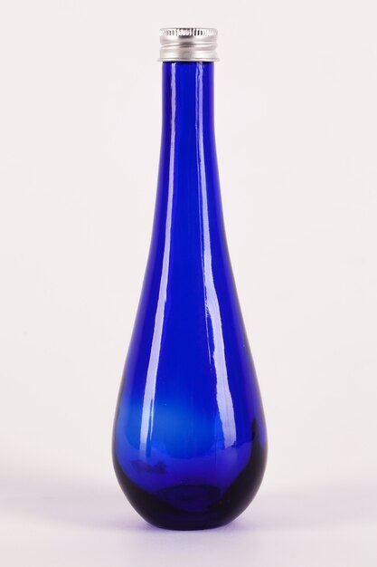 Botella azul