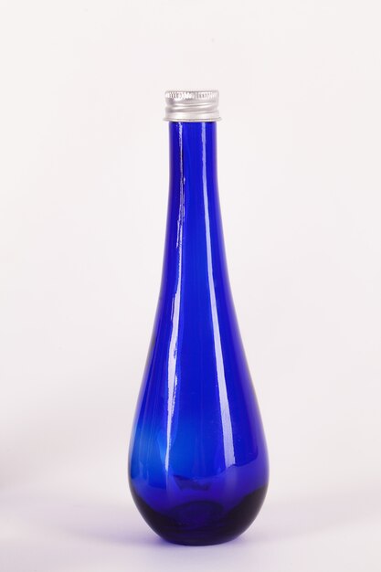 Botella azul