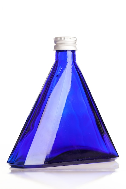 Botella azul