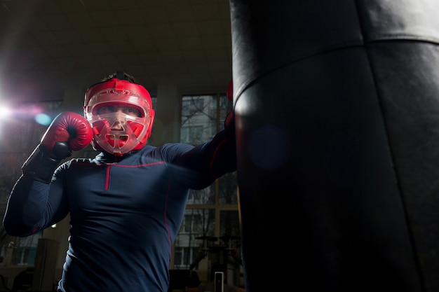 Boxeo en gimnasio