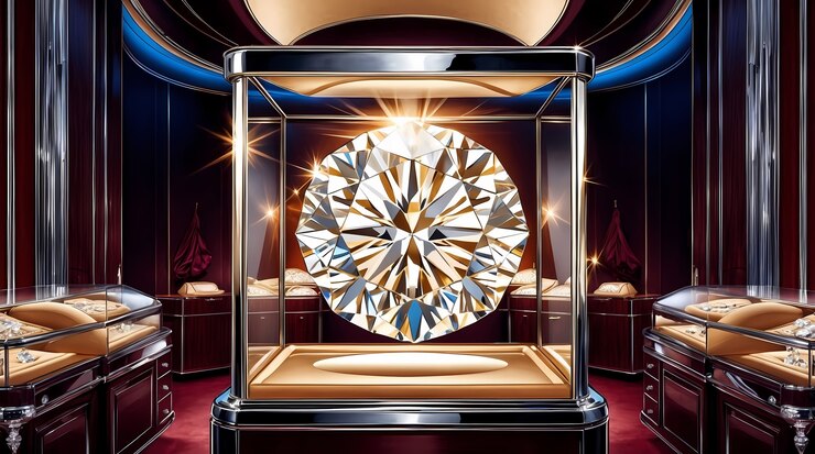Foto gratuito brillo de lujo diamantes arte digital