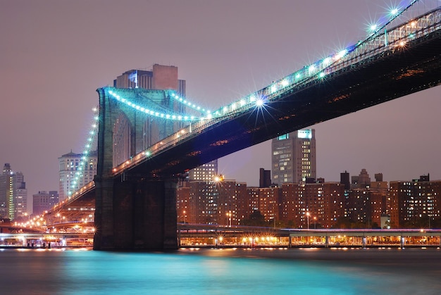 Foto gratuita brooklyn bridge new york city